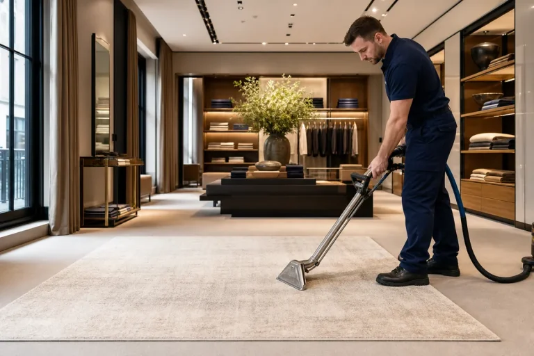 Retail Showroom Carpet Cleaning