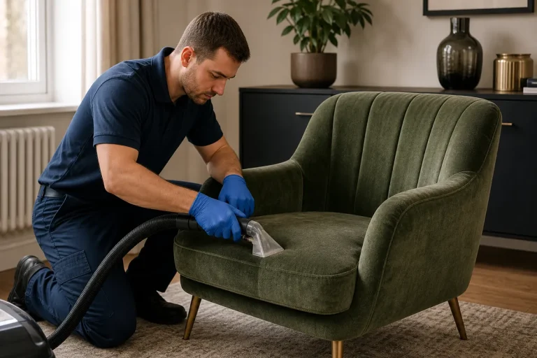 Velvet Chair Upholstery Cleaning